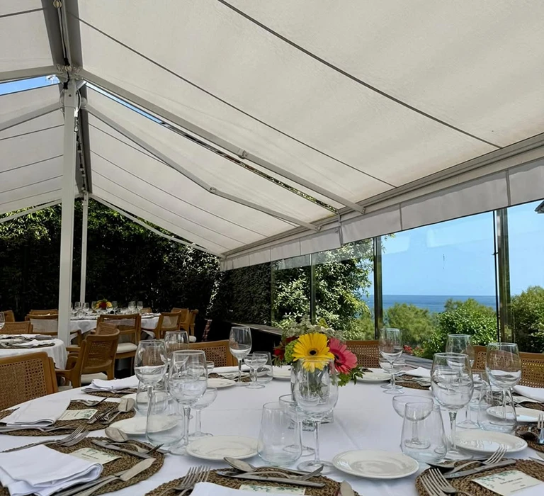 Espacio para eventos con vistas en el Gran Hotel Victoria