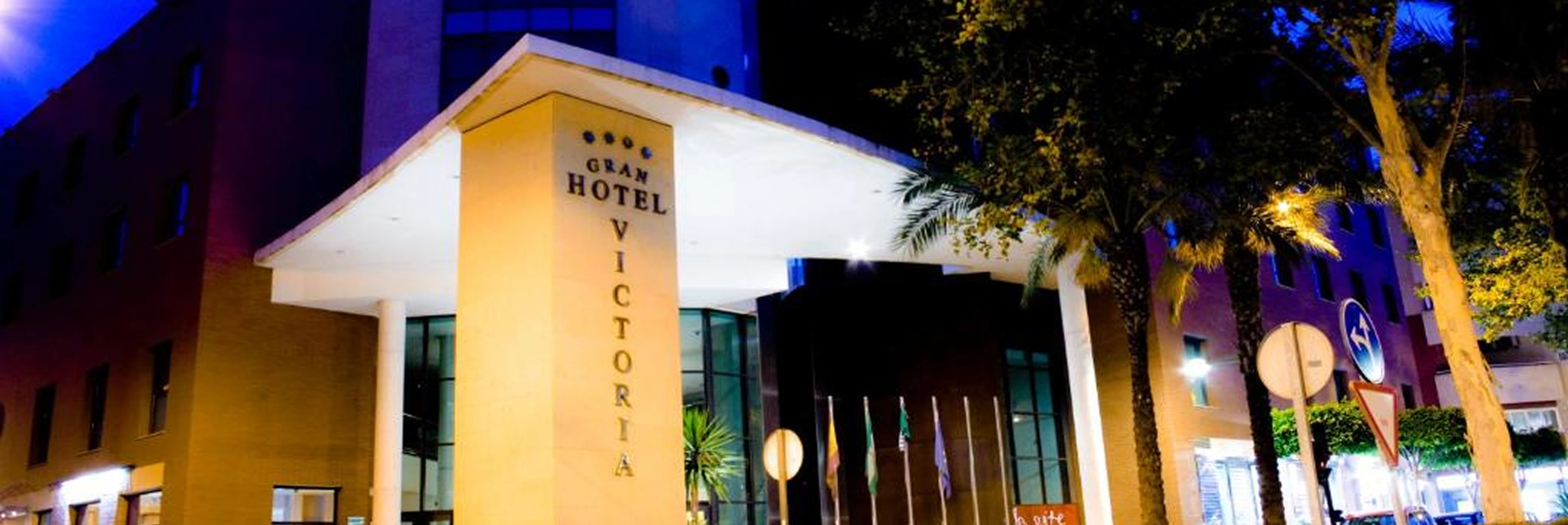 Gran Hotel Victoria de noche